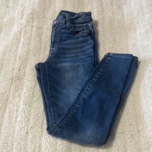 American Eagle Outfitters Classic Curvy Blue Jeans